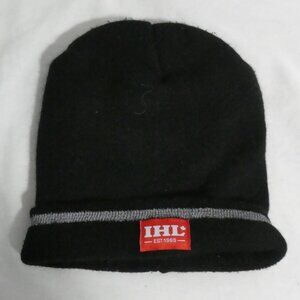 DURA DRIVE | IHL EST 1985 | Black Toque With Grey Stripe | 100% Acrylic